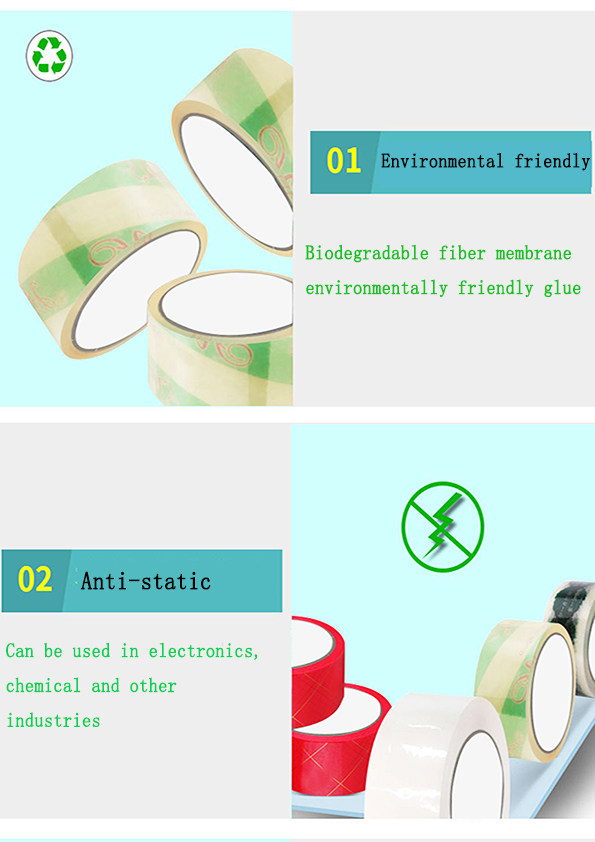 Features of cellulose tape 