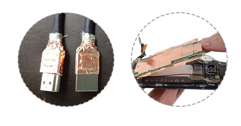 Medená fóliová páska používaná na elektronické výrobky