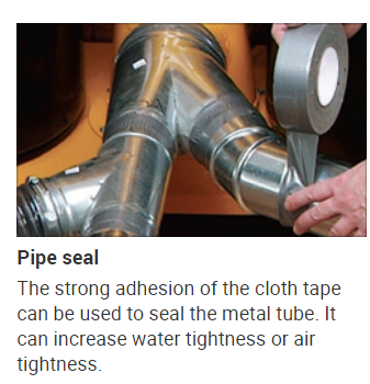 duct tape foar pipe seal