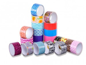 naka-print na duct tape