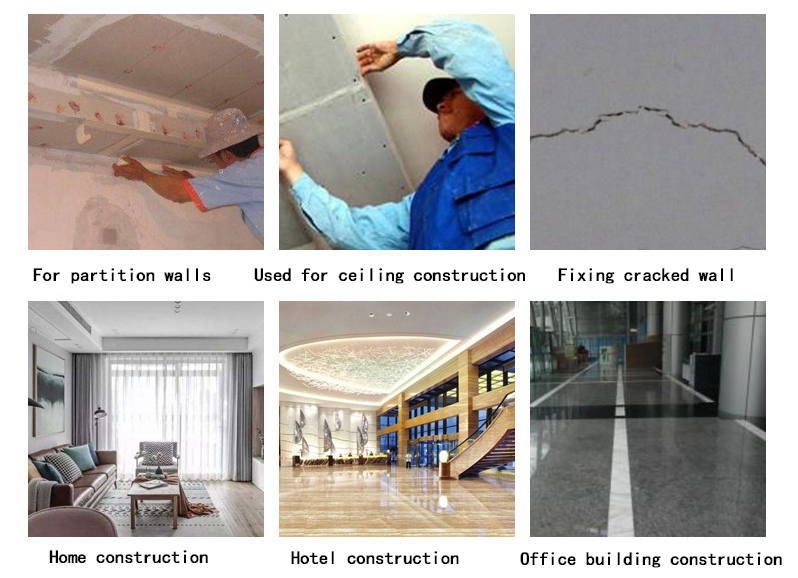 the application for fiberglass tape