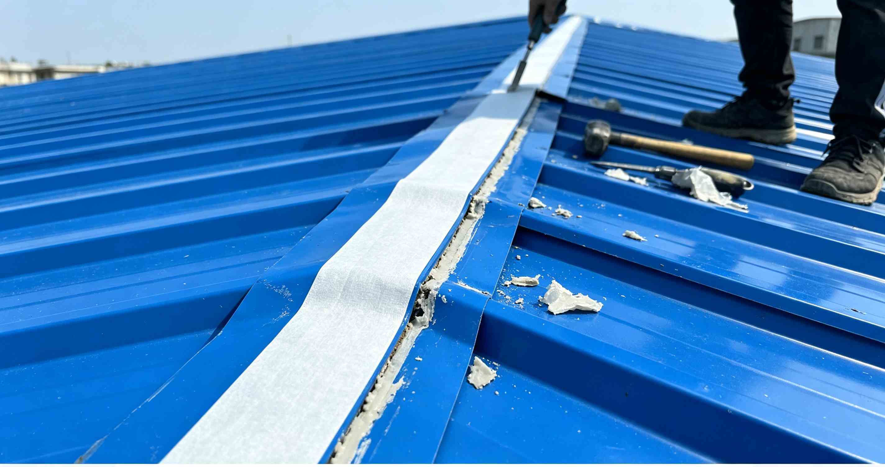 waterproof aluminum foil butyl rubber roofing tape (1)
