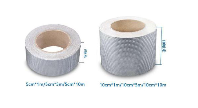 waterproof aluminum foil butyl rubber roofing tape