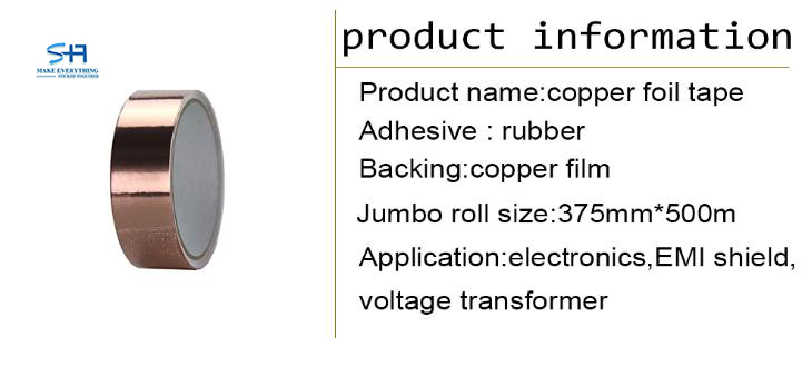 descrição da fita de folha de cobre