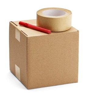 kraft tape for sealing and no wrapped