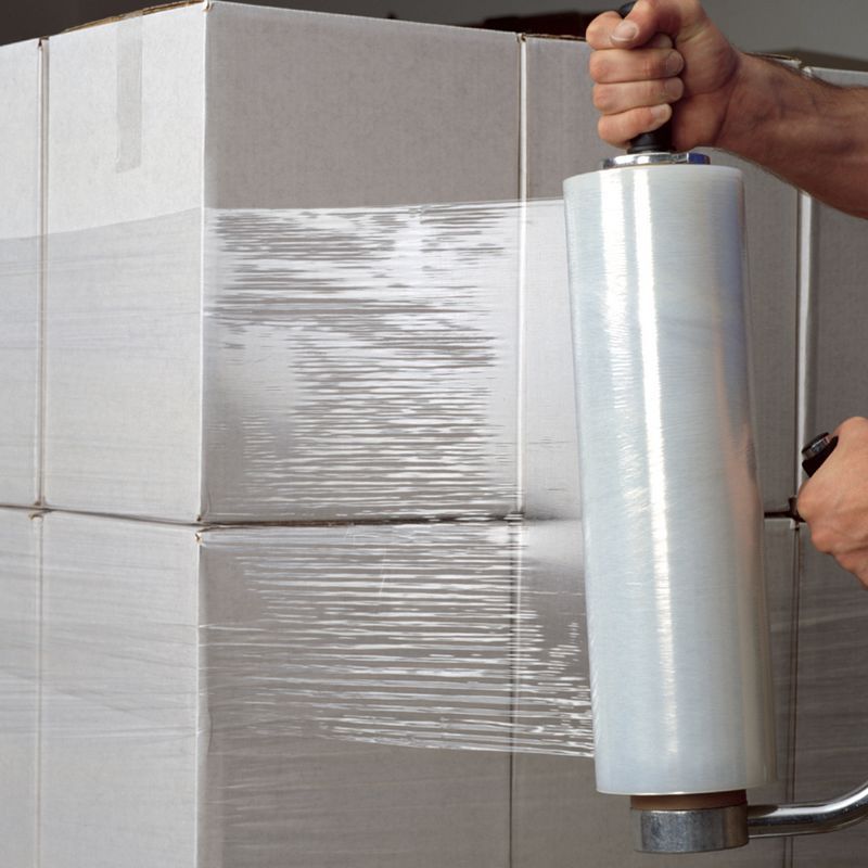 application of pallet wrapping stretch film 1